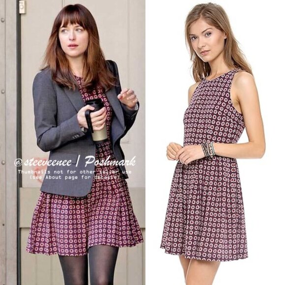 Joie Bernadine Printed Dress ASO Anastasia Steele - Picture 1 of 10
